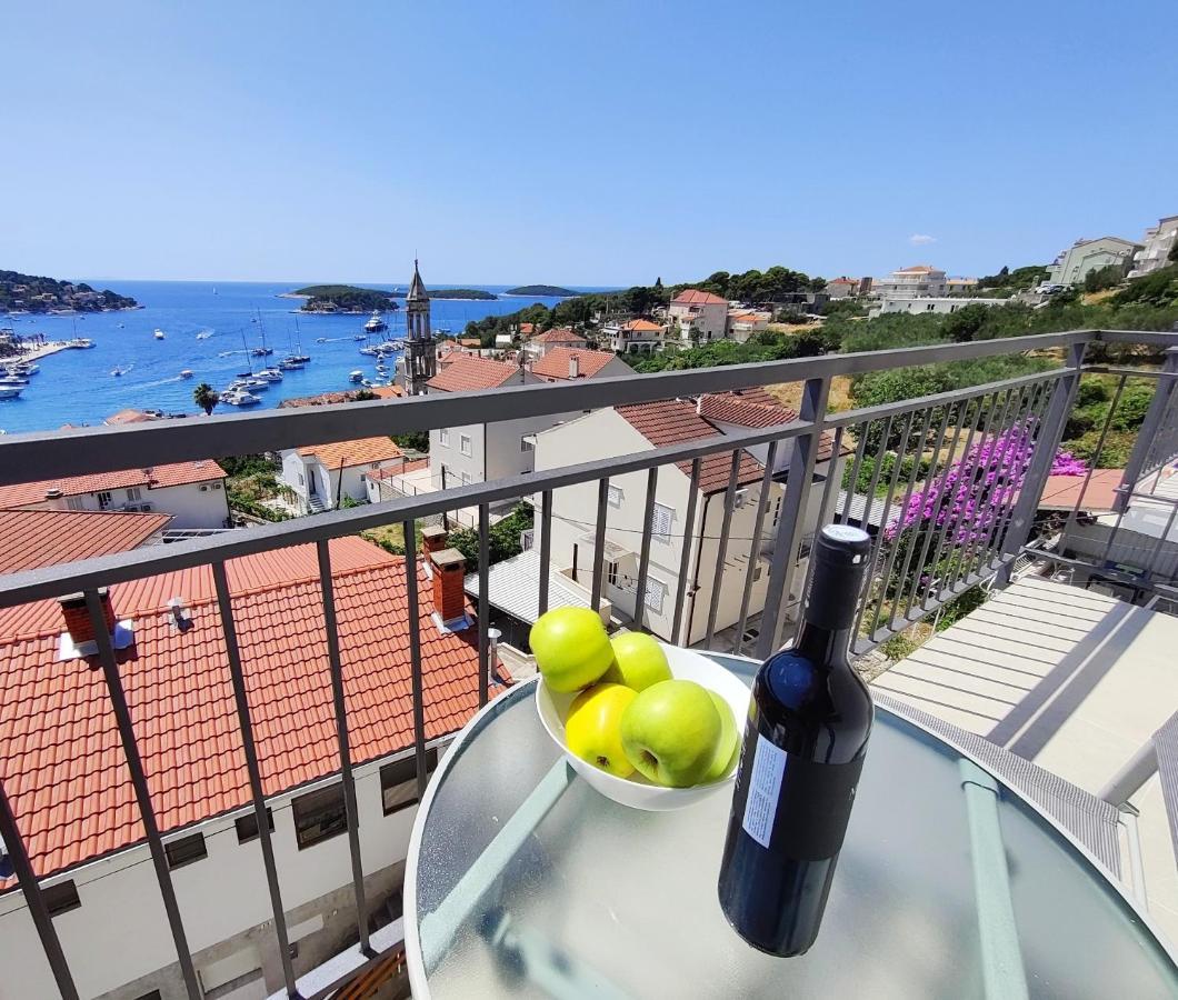 Brand New Apt W Balcony & Perfect Seaview At Center Hvar Town Zewnętrze zdjęcie