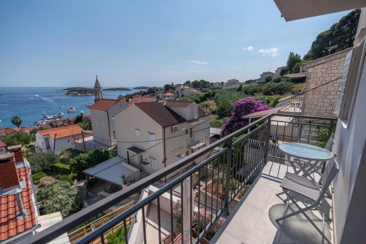 Brand New Apt W Balcony & Perfect Seaview At Center Hvar Town Zewnętrze zdjęcie